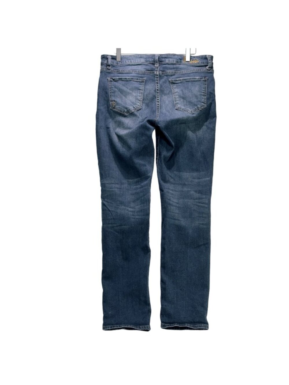 Kut From The Kloth Womens Size 10 Blue Denim Straight-Leg Jeans - Picture 4 of 8